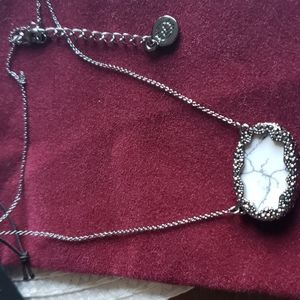 NwT HOH White Howlite pendant